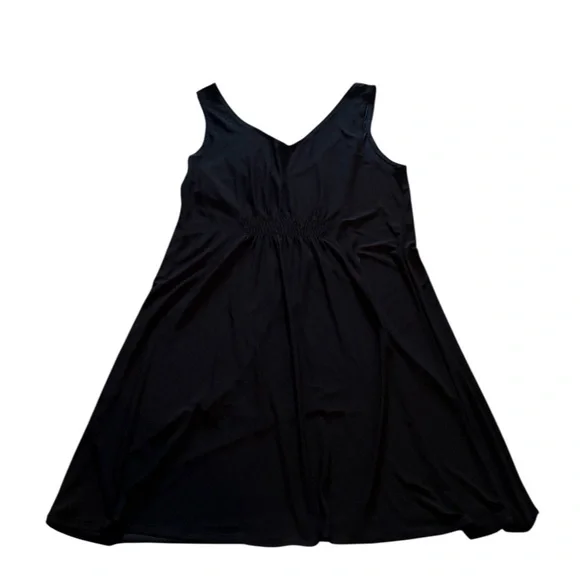 NWT Dotti Women’s Black Breeze Tank Dress Aqua Beachwear Small - Picture 7 of 7